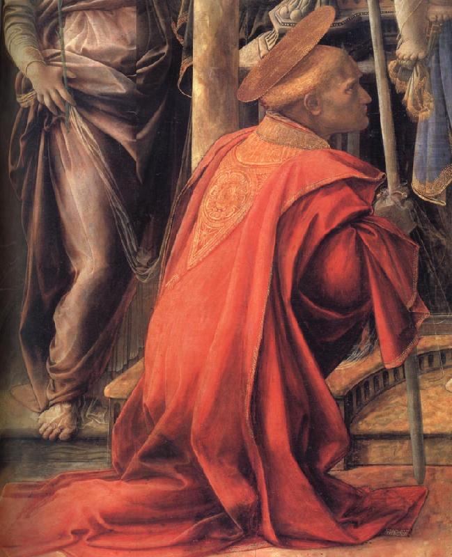 Fra Filippo Lippi Details of Madonna and Child with Angels,St Frediano and St Augustine china oil painting image